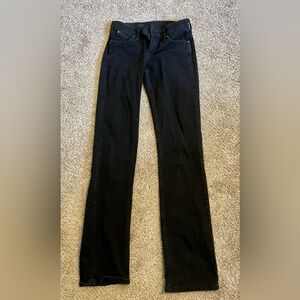 Black Boot Cut Wrangler Jeans